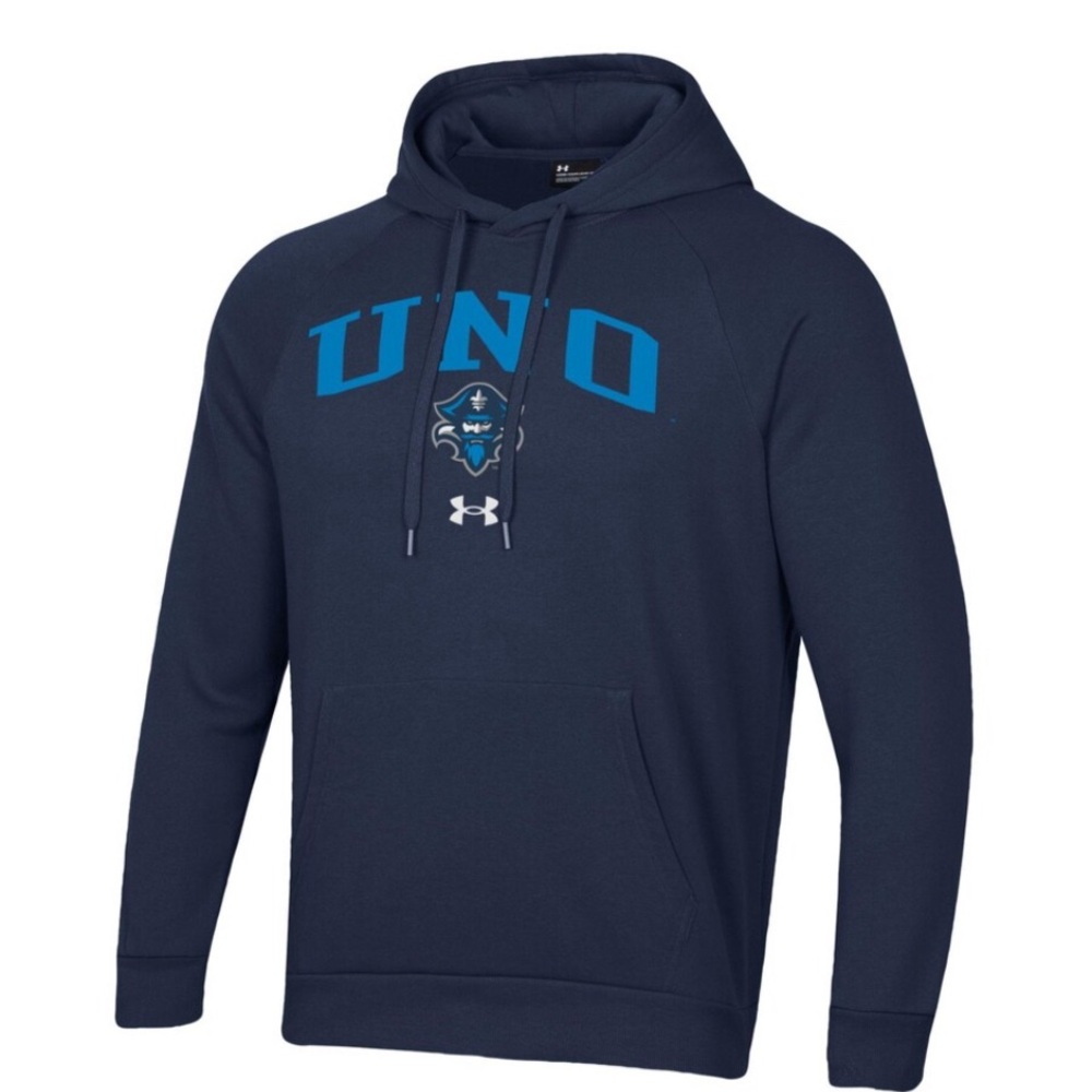 Under Armour New Orleans Privateers All Day Fleece Pullover Hoodie - Navy